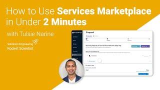 How to Use Services Marketplace in Under 2 Minutes