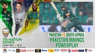 Pakistan Innings Powerplay | Pakistan vs South Africa | 3rd ODI | Tri-Nation Series 2025 | M2J1A