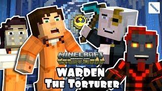 The WARDEN Torturer in ACTION! JESSE The Prisoner! Minecraft Story Mode Season 2