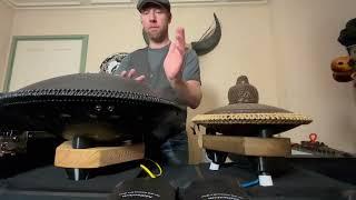 2 Orbis Hex Electronic Stands with tongue drums,  played by Rob van Barschot, "Brennan" p. 1