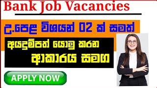 Bank Job Vacancy 2023 In Srilanka | Government and private Job Vacancies 2023 #new #job #binance