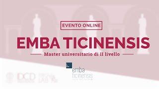 MASTER EMBA TICINENSIS - Presentazione VI Edizione (Kirolab, Università di Pavia)