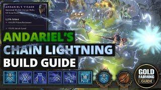 Andariel's Best Chain Lightning Sorcerer Build Guide. Tanky & Infinite Mana! Hordes T8/Pit T120+