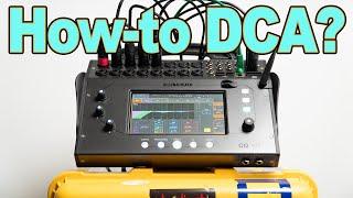 DCAs on Allen & Heath CQ Mixing Station App | How-to