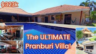 Inside Pranburi's Most Awesome Pool Villa For Sale at ฿10.9m/$323k, 1.5km to Khao Kalok Beach, 2025