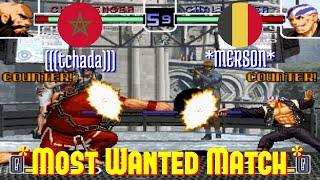 FT10 @kof2002: (((tchada))) (MA) vs *MERSON* (BE) [King of Fighters 2002 Fightcade] Jul 20