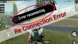 Pubg Mobile Fix Error Reconnection Problem Solve