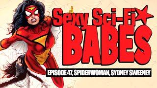 Spiderwoman Ultimate Sci-Fi Babe: sydney sweeney | madame web | photoshoot | costume | snl tribute