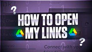 How To Open My Links || Simple Steps || KARTIK GFX