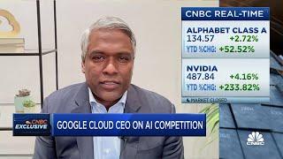 Google Cloud CEO Thomas Kurian: 50% of all AI startups run on Google Cloud