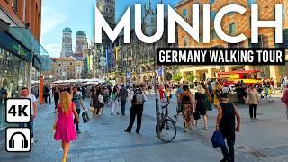 MUNICH, Germany  4K Downtown & Marienplatz Walking Tour 2024