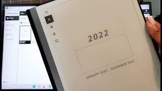 How To Install Planner Template To The Remarkable 2 E-Ink Device