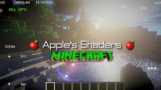  Apple's Shaders Minecraft For Pojavlauncher Low End  VirGL Render