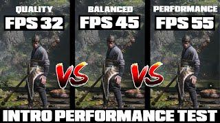 Black Myth: Wukong - Intro FPS / Performance Test On PS5 - All Graphics Modes tested