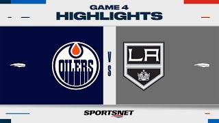 NHL Game 4 Highlights | Oilers vs. Kings - April 28, 2024