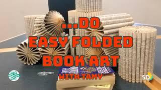 How To Do Easy Folded Book Art
