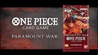 ONE PIECE CARD GAME Booster Pack -PARAMOUNT WAR- Trailer