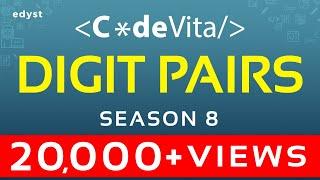 CodeVita 2020 | Solution for Digit Pairs from Season 8 | Aneeq | Edyst