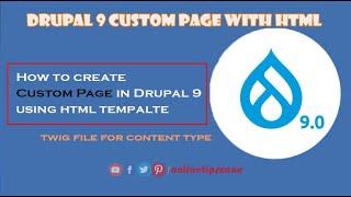 How to create Custom pages in Drupal