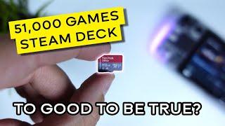 51,000 Retro Games On One PLUG N PLAY Card For Steam Deck | Is This A Scam?