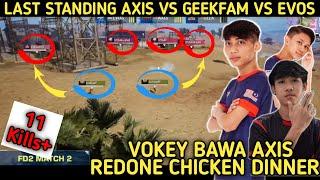 Final PMPL SEA| Vokey Bawa Axis RedOne Chicken Dinner ! Gameplay Garang Axis Go Top 5 ! 