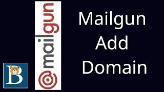 Add domain to Mailgun and verify DNS records   Sample with Cloudflare Mailgun smtp setup