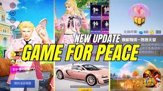 GAME FOR PEACE NEW UPDATE