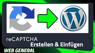 Google Recaptcha Schlüssel für WordPress generieren