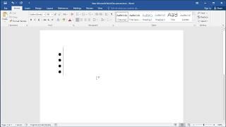 How to type Vertical Four Dots in Word