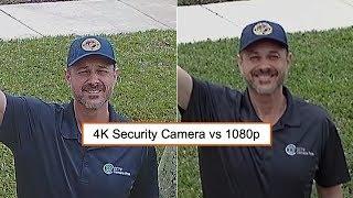 4K Security Camera vs 1080p