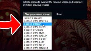 Redeem ANY & ALL Past Season Pass Rewards EASILY With This! (Unclaimed) | Destiny 2 Season 18