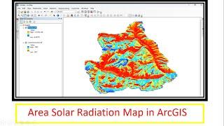 How to Create Area Solar Radiation Map in ArcGIS