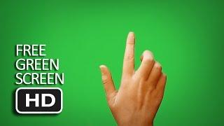 Free Green Screen - Finger Touching Screen Compilation