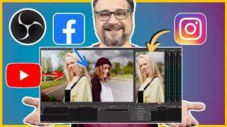 Como Fazer Live No YouTube e Instagram ao Mesmo Tempo (Tela Horizontal + Vertical)