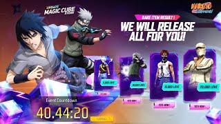 FREE MAGIC CUBE IN FREE FIRE NARUTO EVENT | FF NEW EVENT | NEW EVENT FREE FIRE | FREE FIRE NEW EVENT