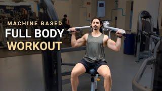 Beginner’s Full Body Gym Workout (Machines Only) | Build Muscle & Strength