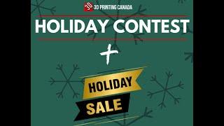 HOLIDAY CONTEST - WIN A 3D PRINTER #3d #contest #printer