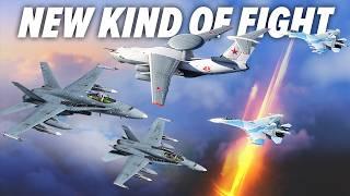 SU-27 Flanker Against The New US FOX-3 Missile | DCS World