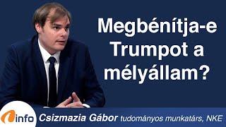 Megbénítja-e Trumpot a mélyállam? Csizmazia Gábor, Inforádió, Aréna