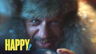 Unexpected Stocking Stuffer | HAPPY! | SYFY