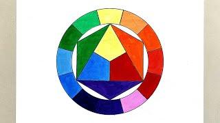 Color Wheel | Color Wheel Design || How to draw Color Wheel Circle | The Color Circle | Learn & Art