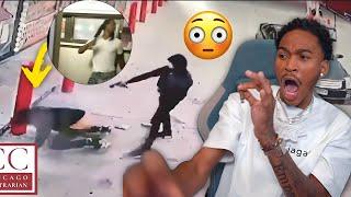 HIS OPPS SHOT HIM IN THE FACE 19 TIMES WITH A GLOCK AFTER THEY CHASED HIM DOWN! ( REACTION )