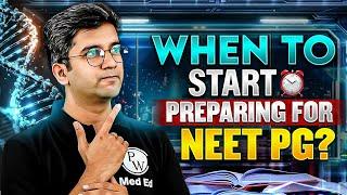 When To Start Preparing for NEET PG? | NEET PG Preparation | MBBS | Dr. Ranjith