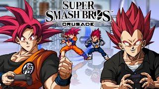 Vegeta SMASHES Goku! | Super Smash Bros Crusade