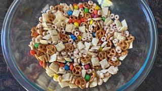 Homemade Chex Mix Recipe  No Bake Sweet & Salty Chex Party Snack Mix - So Easy! 