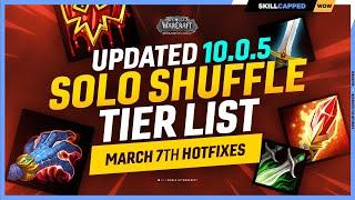 UPDATED SOLO SHUFFLE TIER LIST (MARCH 7TH HOTFIXES)