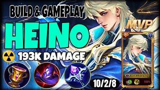 HEINO HONOR OF KINGS  - GRANDMASTER GAMEPLAY | HEINO IS SO POWERFUL!