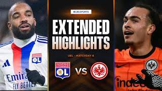 Lyon vs. Eintracht Frankfurt: Extended Highlights | UEL League Phase MD 6 | CBS Sports Golazo