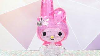 PolymomoTrys: ASMR My Melody 3D Crystal Puzzle Making Video