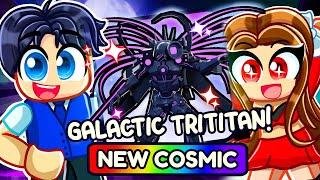 I Spent $100,000 On The NEW GALACTIC TRITITAN COSMIC UNIT In SKIBIDI TOWER DEFENSE!